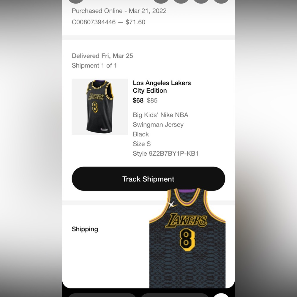 Kobe Bryant Swingman City Edition Kids Jersey